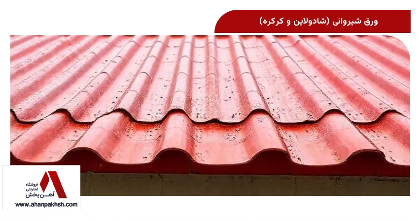 ورق شیروانی (شادولاین و کرکره)