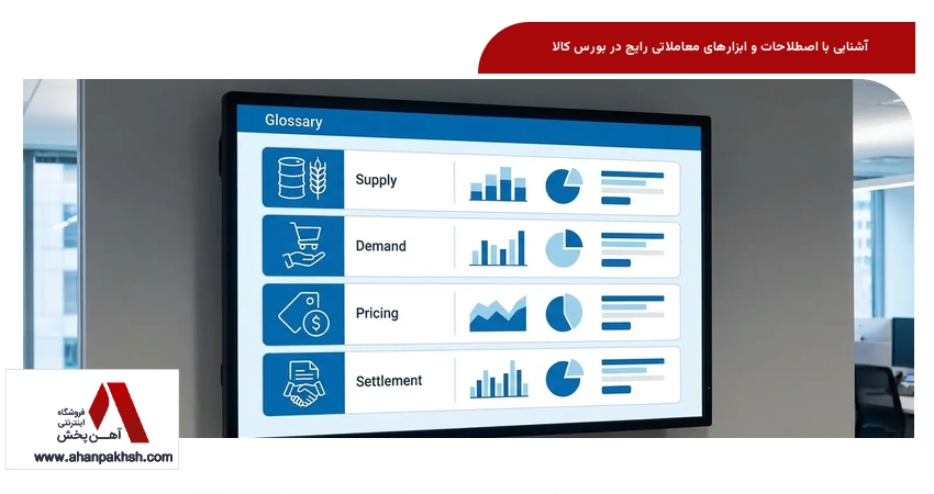 آشنایی با اصطلاحات و ابزارهای معاملاتی رایج در بورس کالا