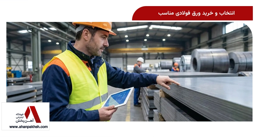 انتخاب و خرید ورق فولادی مناسب