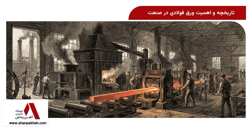 تاریخچه و اهمیت ورق فولادی در صنعت