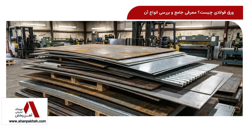 ورق فولادی چیست؟ معرفی جامع و بررسی انواع آن