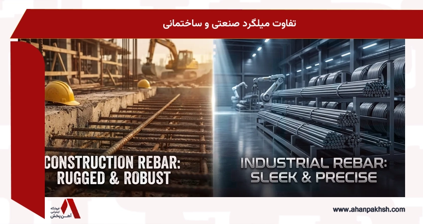 تفاوت میلگرد صنعتی و ساختمانی