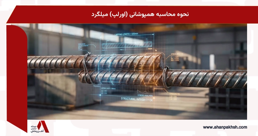 نحوه محاسبه همپوشانی (اورلپ) میلگرد