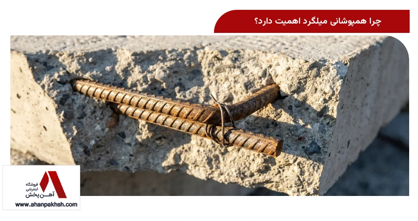 چرا همپوشانی میلگرد اهمیت دارد؟